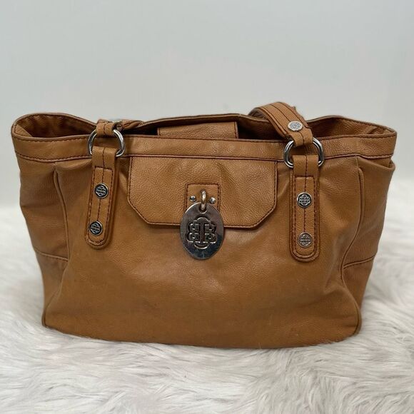 🔥4/$25 Dana Buchman Cognac Tote - Picture 2 of 9